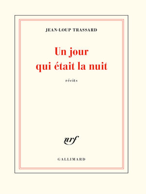 cover image of Un jour qui était la nuit